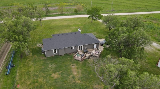 29208 E 343rd St, Garden City, MO 64747 - birds eye view of property with a rural view