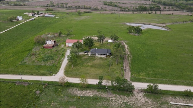 29208 E 343rd St, Garden City, MO 64747 - aerial view featuring a rural view