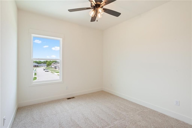 1604 Mulberry St, Pleasant Hill, MO 64080 - empty room with carpet, baseboards, and ceiling fan