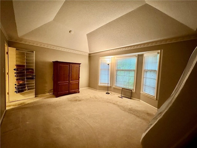 5212 Somerset Dr, Prairie Village, KS 66207 - unfurnished bedroom with light carpet and lofted ceiling