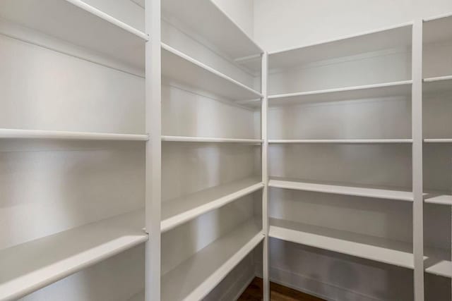 view of storage area