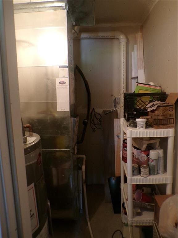 utilities with gas water heater