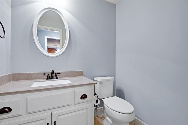 24411 W 70th St, Shawnee, KS 66226 - half bathroom with toilet and vanity