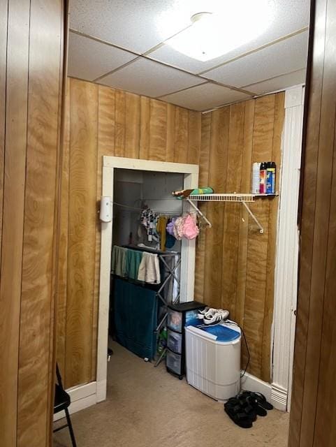 view of storage room