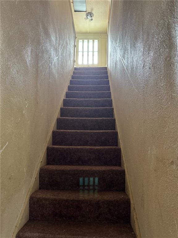 view of stairs