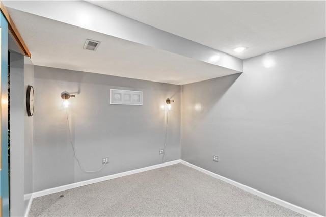 9808 N Hedges Ave, Kansas City, MO 64157 - finished below grade area featuring carpet flooring and baseboards
