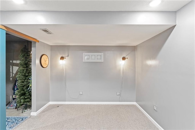 9808 N Hedges Ave, Kansas City, MO 64157 - basement featuring carpet and baseboards