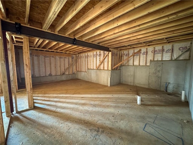10026 Aurora St, Lenexa, KS 66220 - view of unfinished below grade area