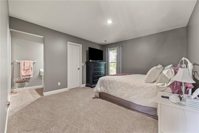 14692 S Garnett St, Olathe, KS 66062 - carpeted bedroom featuring baseboards and recessed lighting