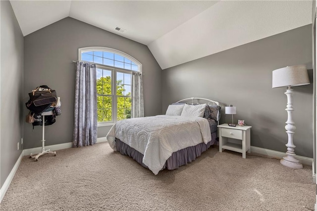 14692 S Garnett St, Olathe, KS 66062 - bedroom featuring lofted ceiling and light colored carpet