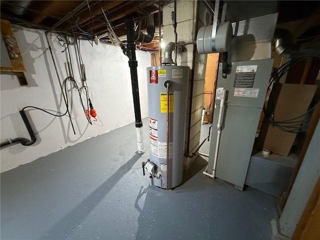 utilities featuring water heater