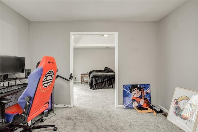 6700 N Charlston Dr, Kansas City, MO 64119 - home office featuring carpet flooring