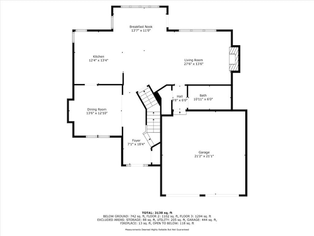 6700 N Charlston Dr, Kansas City, MO 64119 - floor plan / room layout
