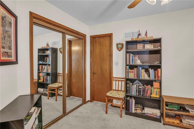 16611 E 53rd St, Independence, MO 64055 - living area with ceiling fan and carpet flooring