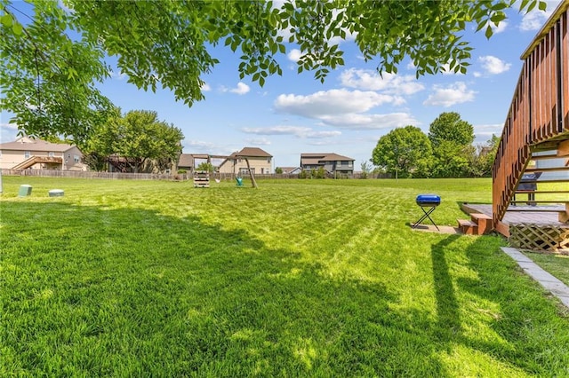 11004 N Kentucky Pl, Kansas City, MO 64157 - view of yard with stairs