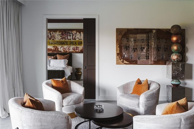 view of sitting room