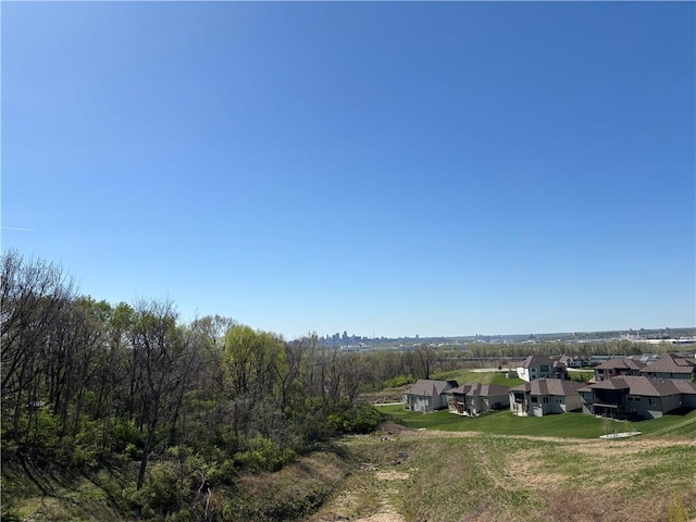 aerial perspective of suburban area