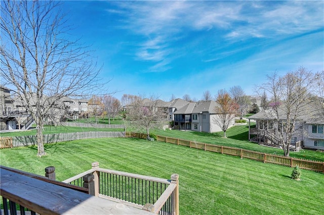 8904 NE 94th Pl, Kansas City, MO 64157 - view of yard with a residential view and a deck