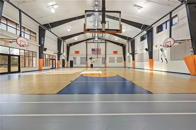 view of sport court featuring community basketball court