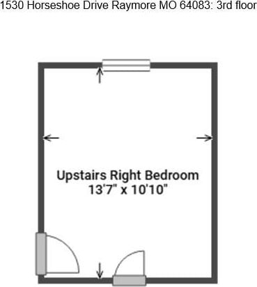 1530 Horseshoe Dr, Raymore, MO 64083 - home floor plan