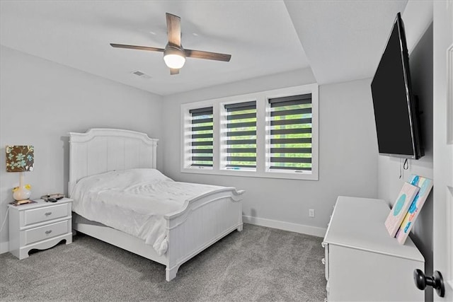 22622 W 87th Ter, Lenexa, KS 66227 - bedroom featuring light colored carpet, baseboards, and ceiling fan