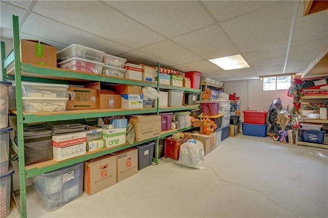 view of storage
