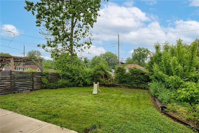 view of yard