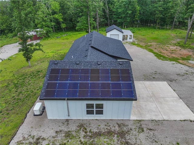 3813 Mt Horeb Rd, Camdenton, MO 65020 - exterior view of a forest and roof with shingles