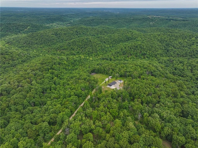 3813 Mt Horeb Rd, Camdenton, MO 65020 - aerial overview of property's location featuring a heavily wooded area