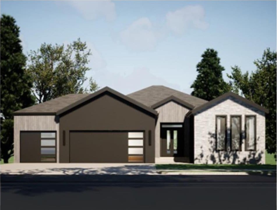 view of front of house with an attached garage and concrete driveway