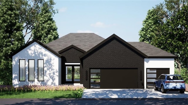 16751 S Fellows St, Olathe, KS 66062 - view of front of property with an attached garage and driveway