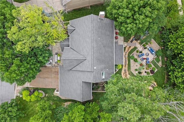 14910 Rhodes Cir, Lenexa, KS 66215 - aerial view of property and surrounding area