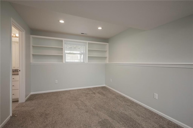 605 Carr St, Knob Noster, MO 65336 - carpeted spare room with recessed lighting and baseboards