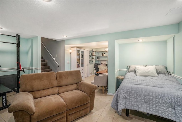 15951 S Avalon St, Olathe, KS 66062 - bedroom featuring light tile patterned flooring and baseboards