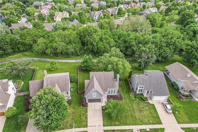 15951 S Avalon St, Olathe, KS 66062 - aerial perspective of suburban area