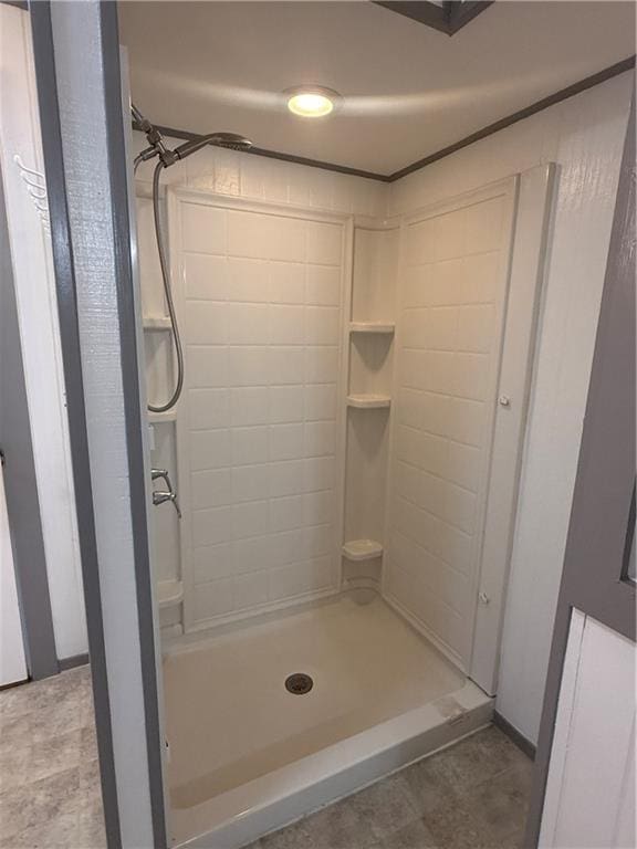112 N Burns St N, Independence, KS 67301 - bathroom with a stall shower