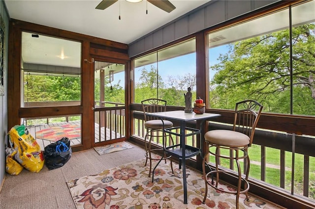 802 High Dr, Excelsior Springs, MO 64024 - view of sunroom / solarium