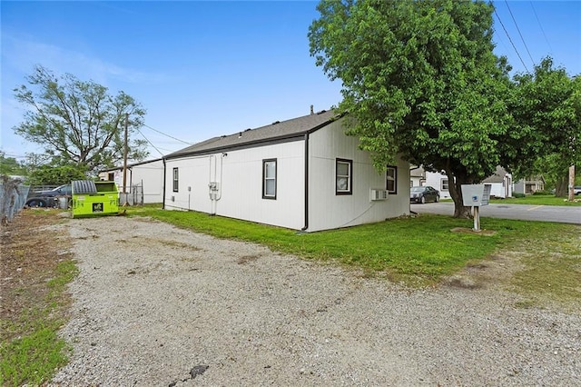 view of side of property