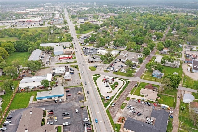 aerial view of property's location