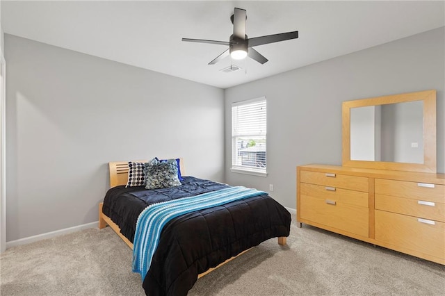 16780 W 170th Ct, Olathe, KS 66062 - bedroom featuring light carpet, baseboards, and ceiling fan