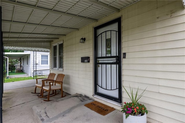 831 E 25th Ave, North Kansas City, MO 64116 - entrance to property featuring covered porch