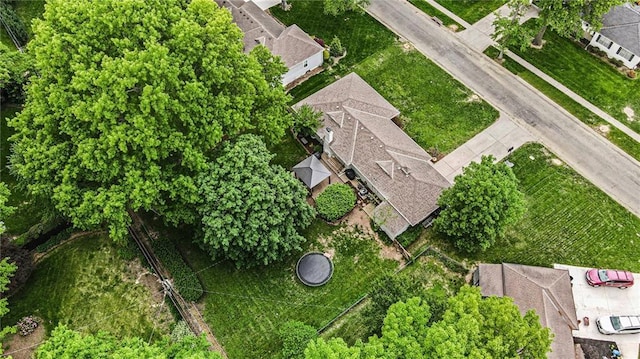 aerial view of property's location
