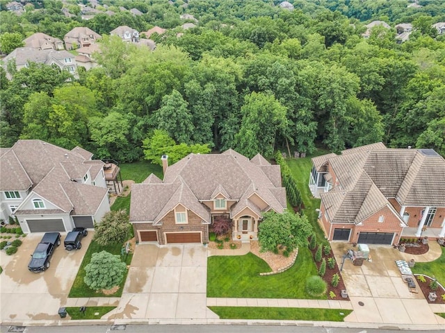 8129 Clearwater Pt, Parkville, MO 64152 - aerial view of residential area