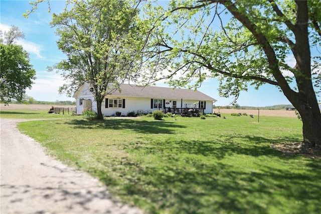 7164 State Route T Hwy, Amazonia, MO 64421 - ranch-style home with a front lawn