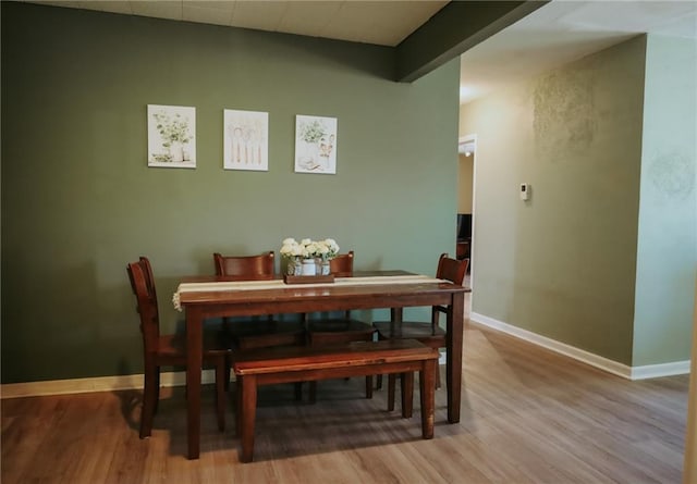 7166 State Route T Hwy, Amazonia, MO 64421 - dining room with wood finished floors and baseboards