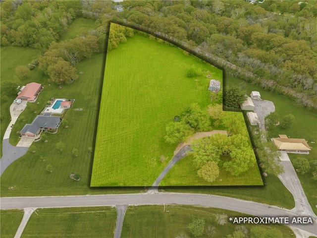 13813 Petty Rd, Kearney, MO 64060 - birds eye view of property