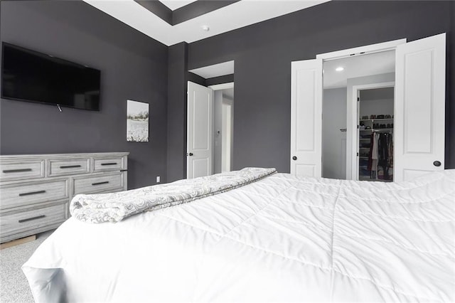 28897 Hackberry Cir, Paola, KS 66071 - bedroom with a walk in closet, recessed lighting, and a closet
