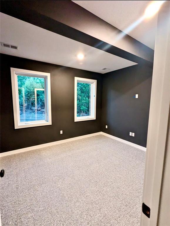 28897 Hackberry Cir, Paola, KS 66071 - carpeted spare room with baseboards and healthy amount of natural light