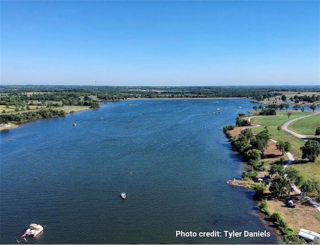 28897 Hackberry Cir, Paola, KS 66071 - drone / aerial view of a large body of water