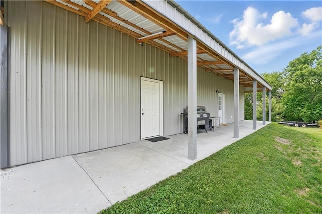 17311 Blue Moon Ln, Tonganoxie, KS 66086 - view of patio / terrace featuring a grill